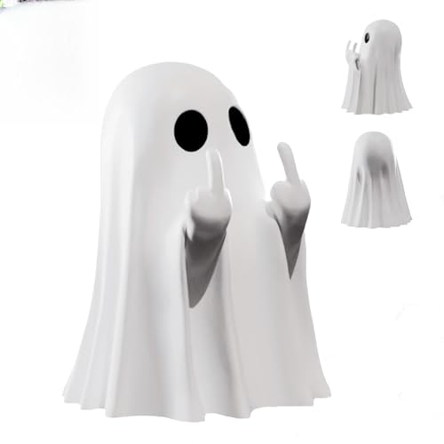 AKINSTER Halloween Deko, Mittelfinger Geister Halloween Deko Outdoor...