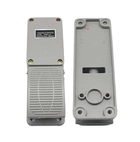 Interruptor de pie YDT1-17 para control manos libres en botón eléctrico 6A 7