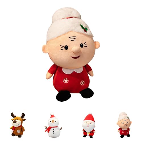 LIVIAクリスマスサンタさん ぬいぐるみサンタクロース トナカイ 雪だるまマスコット人形 23 40 50cm 雑貨 プレゼント 贈り物 ギフトクリスマスプレゼント 23cm サンタクロース (50cm,サンタクロース夫人)