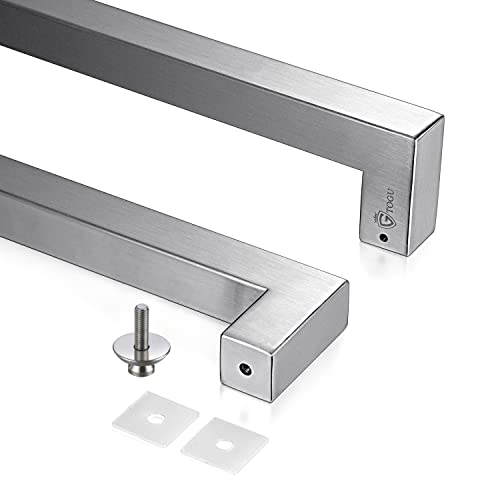 Togu Tg-R3030 Heavy Duty Commercial Grade 900Mm/36 Inches Square/Rectangle Shape Solid 1.2Mm Thick Stainless Steel 304 Push Pull Door Handle, Full Brushed Stainless Steel Finish #TOP5