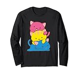 Photo Gallery pansexual kawaii cat anime art carino pan pride maglia a manica Photo Gallery pansexual kawaii cat anime art carino pan pride maglia a manica