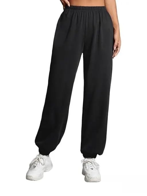 iknaa Women’s Joggers | Soft & Stylish Cotton Blend Track Pants | Comfortable Everyday Wear | Elastic Waist & Pockets | Gym, Running, Yoga, Casual Lounge Wear-picture-20
