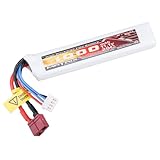 Evike Airsoft - Matrix High Performance 11.1V Stick Type Airsoft LiPo Battery (Model: 1000mAh - 20C / Deans)