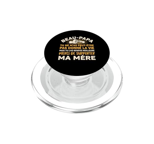 PopSockets PopGrip pour MagSafe Beau-Papa Humour Drôle Anniversaire