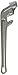 Ridgid 93917 Handle, End Wrench E918