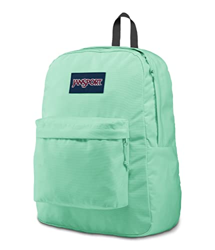 JanSport SuperBreak Plus Backpack with Padded 15-inch Laptop Sleeve and Integrated Bottle Pocket - Spacious and Durable Daypack for Work and Travel - Mint Chip4