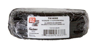 Alambre de atar acero carbono negro calibre 16