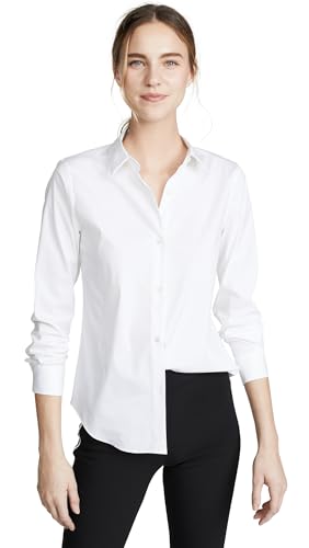 Theory Women's Luxe Tenia Button Down Blouse