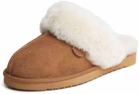 Fireside by Dearfoams Women’s Sydney Shearling Slipper – Best Affordable Genuine Shearling Slipper