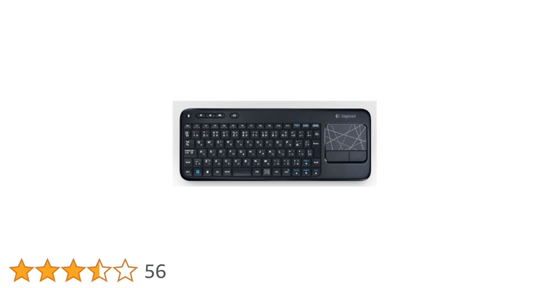Logicool ロジクール ワイヤレス タッチキーボード K400pBK w17b8b5 楽天市場】ロジクール ワイヤレス タッチキーボード k400pbkの通販