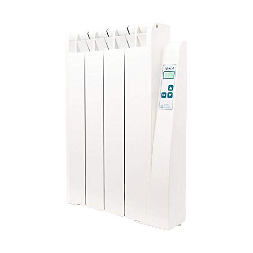 farho Radiador Bajo Consumo Tessla Ultra 660W (4) · Emisor Termico con Termostato Digital Programable 24/7 · Radiadores Electricos · Acumulador de Calor hasta 10m² · 20 AÑOS DE GARANTÍA