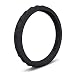Enso Womens Stackable Silicone Rings Obsidian Black. Size: 6