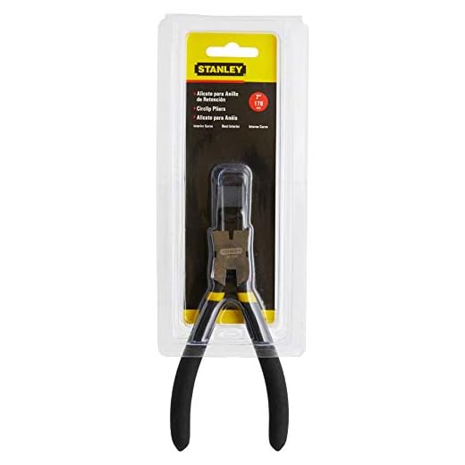 STANLEY Alicate para Anéis Internos Bico Curvo de 7 Pol. (178mm) 84-274