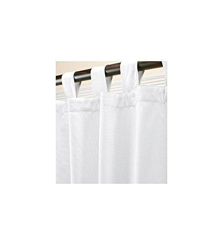 ThermalogicEnergy Efficient Insulated Solid Tab-Top Curtain, 95" L, in White