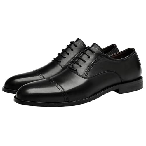 Comfortable Casual Dress Shoes Mens Leather Lace Up Oxford Walking Business Office Derby Classic Formal Work Shoes2