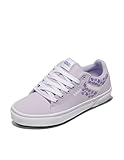 Vans Women's Seldan Shoe | Retro Tennis Inspired Sneakers for Fashion, Work & Everyday Wear, Embroidered Flowers Evening Haze, 8