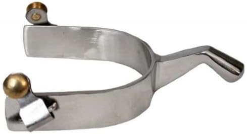 Showman Stainless Steel Spurs w/Humane Blunt End
