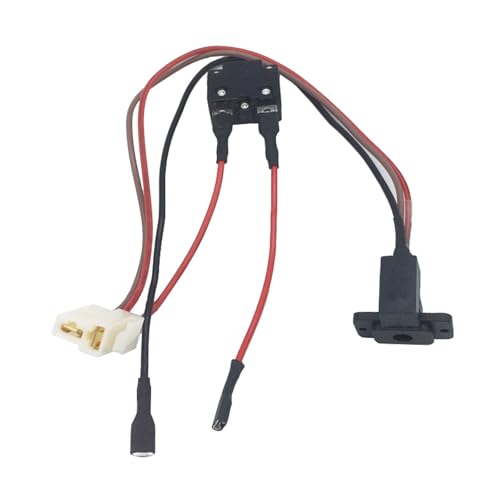 12V Wire Harness Battery Connector with 15A Fuse,6Volt 12 Volt Wire Adapter Powered Replacement Parts Wheels Harness for Trax Ride On Toys Car Truck SUV Battery Wire Harness Adapter?2 Pin?