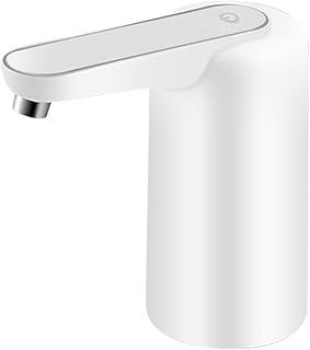 JJWC Pompa do butelki wody ładowanie USB automatyczny elektryczny dozownik wody przenośny dozownik wody dom napój dozownik (kolor: Biały)
