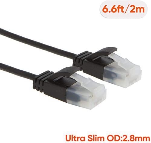 CableCreation (2-pack) ultra sottile RJ45 Cat6A