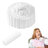 50 Hozee Nase Nasenstopper Nampons Gegen Nasenbluten Prozent Stark Saugfähige Watterollen Weiche Gazerollen Stoppstopfen für Notfall oder Unfall Geeignet Babys Unter