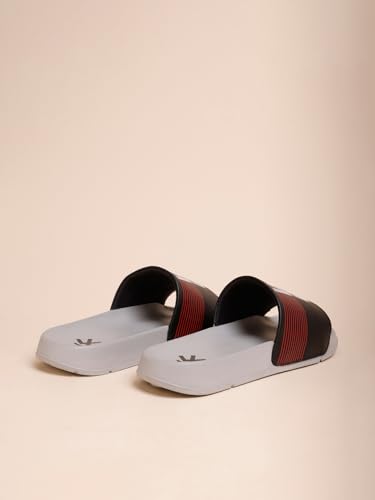 Image of WROGN Men's Anti-slip Sliders | Lightweight EVA Sole | Foam Padded Comfort