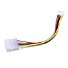 IDE Molex Large LP4 4Pin Power Supply to Floppy Drives Small SP4 4-pin Adapter Converter Power Cord Cord Compatible with Floppy Drive