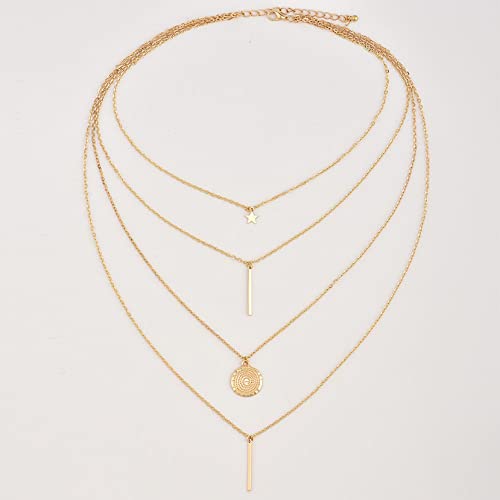 Multilayer Necklace Diamond Tassel Pendant Clavicle Pendant Necklace 925 Sweater Chain Necklace Jewelry Gifts for Her On Valentine's/Mother's Day, Anniversary, Birthday Gifts for Women