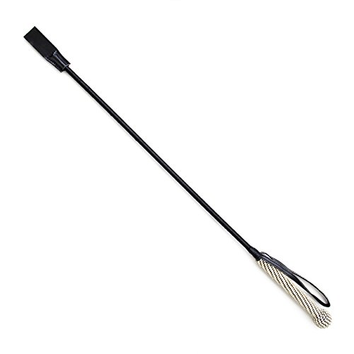 Rapidly Fouet en Cuir avec poignée en Diamant Fouet Long Cravache d'équitation équestre Fouet Fessée Plaisir pour Couple Cover