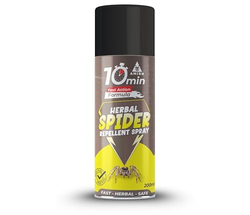 Image of Amish Aerosol Spider Spray 200 ML Pack of 1 Spider Organic Liquid Use for Home /Office 100% Effective in 10 Minutes Spider Repallent
