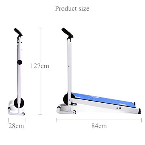Caminadora Plegable Fitness Mini con Display LED Rosa miniatura 4