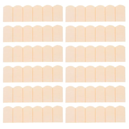 Tuiles en bois beige Mikikit pour maison de poupée et toiture miniature x48