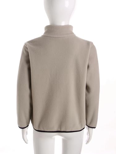 Kids Boys Girls Fleece Jacket Long Sleeve Zipper Coat Winter Outerwear with Pockets Causal Daily Athletic Wear4