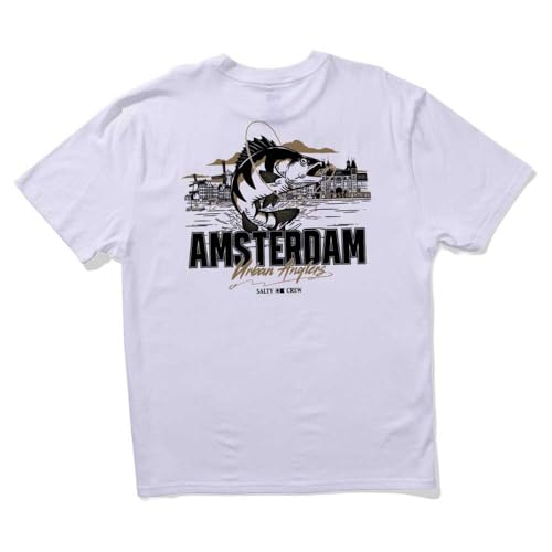 T-shirt Salty Crew Amsterdam confortable pour bouger en ville et pêcher