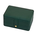 Photo Gallery wesievya scatola portagioie a scomparti in pelle pu contenitore per gioielli multistrato organizer portatile per collane e anelli per casa e viaggi Photo Gallery wesievya scatola portagioie a scomparti in pelle pu contenitore per gioielli multistrato organizer portatile per collane e anelli per casa e viaggi