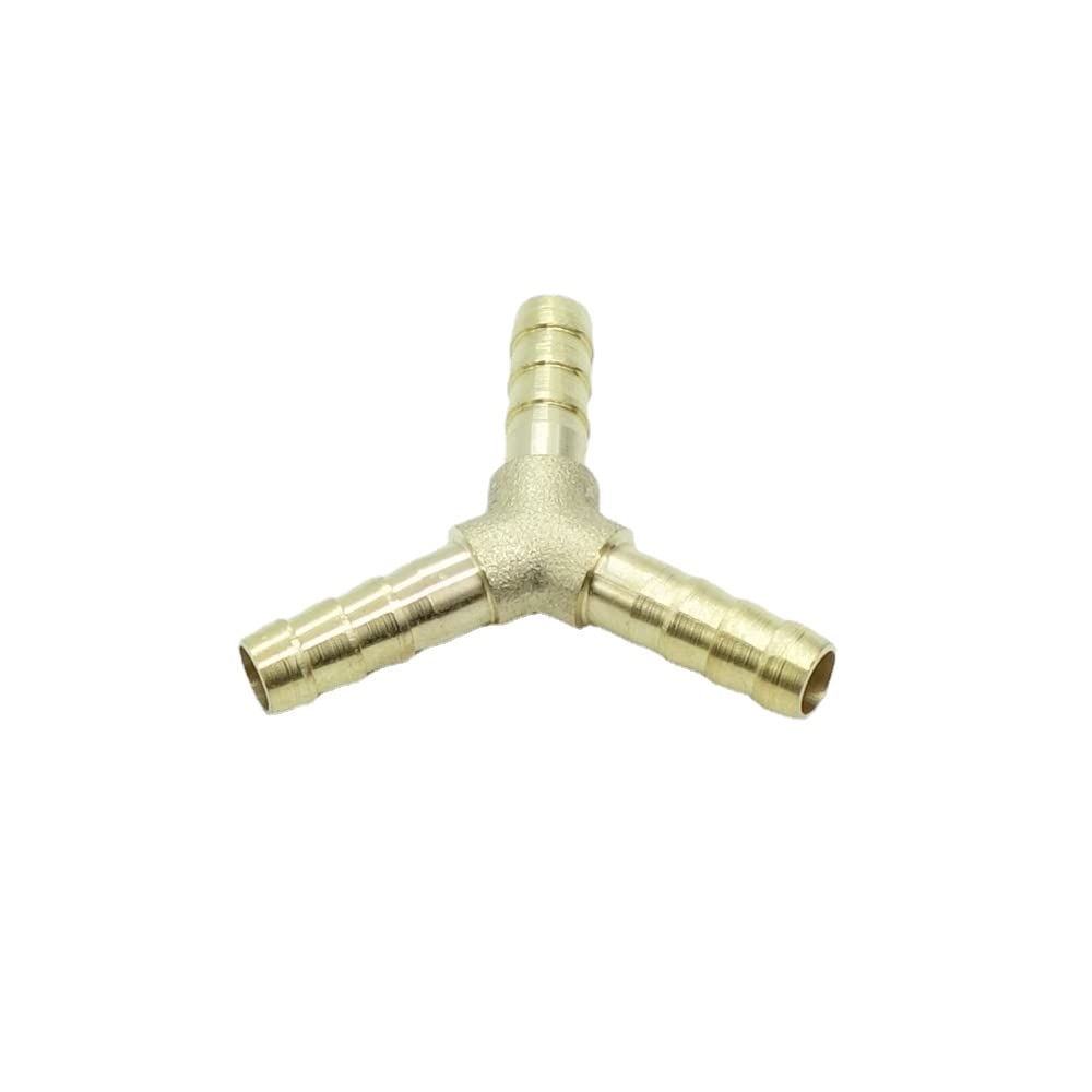 Uxcell Brass Y-Shaped 3-Way Barb Fitting - 16mm (5/8") ID Barb Tee For Air, Water, Fuel Hose, 2pcs - View #8