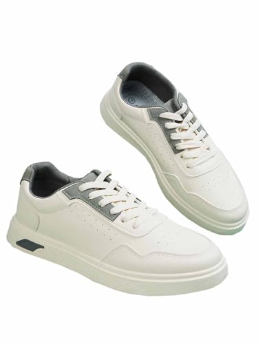 Image of Max Mens Men Perforations Lace Up Sneakers Sneakers