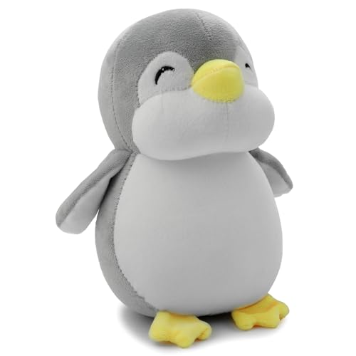 Image of Soft Grey Snowy Plush Toy for Kids Stuffed Soft Toy with Cute Hug-Friendly Plush for Babies, Toddlers & Children Safe, Lightweight & Easy to Clean (30CM)