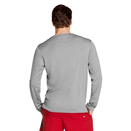 Image of Speedo Men's UV Swim Shirt Basic Easy Long Sleeve Regular Fit