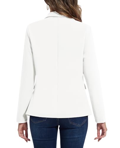 MINTLIMIT Blazers for Women Long Sleeve Button Front Blazer Notch Lapel Casual Work Office Suit Jackets with Pocket4