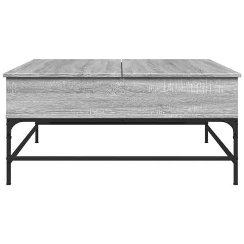 Table basse plateau relevable 95x95 cm pour optimiser un salon carré - 6