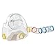 Ferplast Röhren Hamster-Set, Zubehör für Hamsterkäfig, insgesamt 4 Teile, inklusive Fitnessraum mit Hamsterrad, Hamster Tunnel Rohr mit Belüftungslöchern und Zubehör, KIT Gym, Hamster Spielzeug