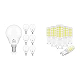 Sailstar Daylight White LED Bulbs 6 Pack& Daylight G9 Bulbs, 6 Pack