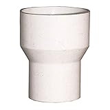 LASCO 03-4251 White Plastic Tubular 1-1/2-Inch by 1-1/4-Inch Bell Type Reducer