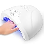 SUNUV UV LED Nail Lamp, Gel Light for Nail Polish UV Dryer with 3 Timers SUNone White