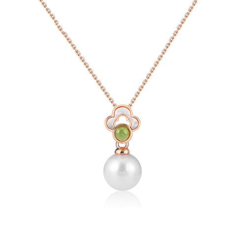 Collier ras de cou FLXHSA anti-ternissement en malachite et or 18K pour peaux sensibles