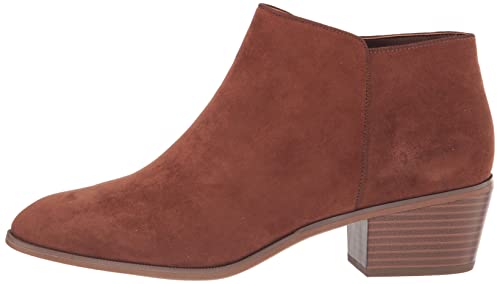 Image of Amazon Essentials Women's Low Heel Ankle Boots with Side Zipper, Stacked Block Heel