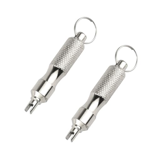 Image of 2 Pack Valve Core Removal Tool Professional Tire Valve Stem Tool for Automotive Motorcycle Bicycle Repair Install Accessory
