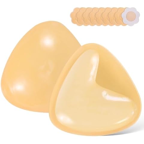 Double-Sided Sticky Bra Inserts | Self Adhesive Bra Demi Push up Breast Pads Invisible Lift Bra Padding for Bikini Dress Cover