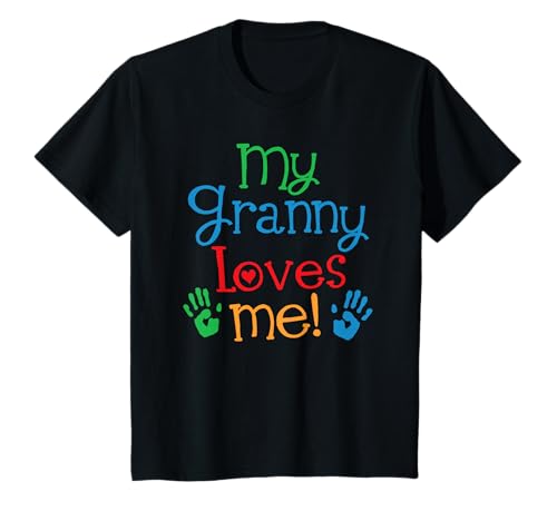 Kids My Granny Loves Me Grandchild T-Shirt